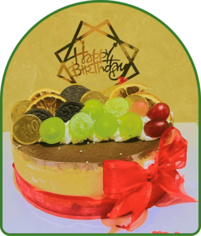 Bánh kem Tiramisu trái cây size 20