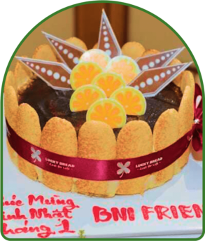 Bánh kem Tiramisu trái cây size 20
